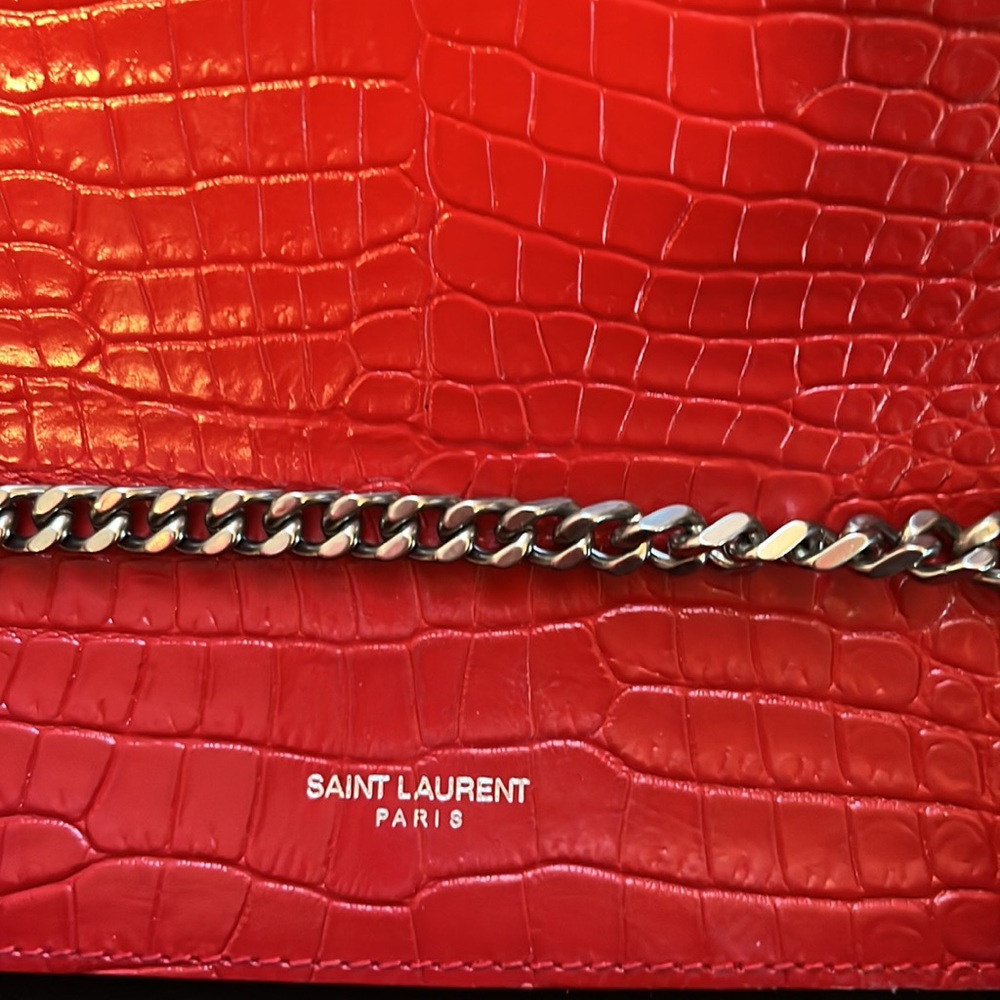 YSL Medium Kate Chain Bag in Crocodile Leather - Picture 10 of 17